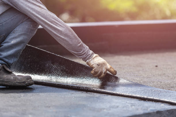 Professional Emergency Waterproofing technician working in Northville, MI
